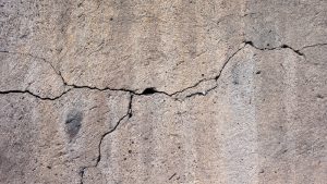 cracked concrete foundation