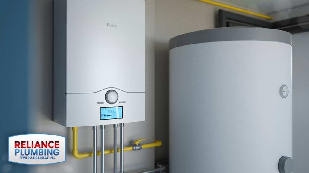 A modern water heater and boiler